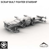 Tabletop Terrain Ship Scrap Built Fighter Starship