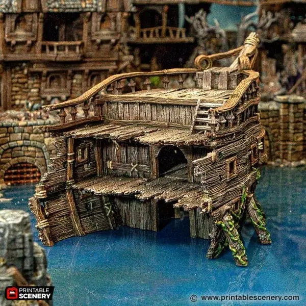 Tabletop Terrain Ship Shipwrecked Siren
