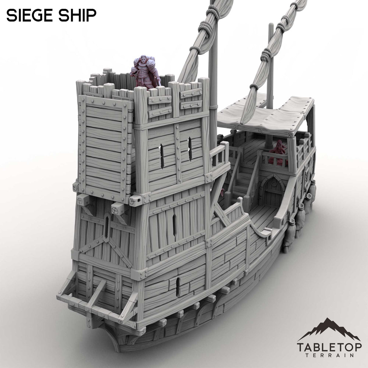 Tabletop Terrain Ship Siege Ship