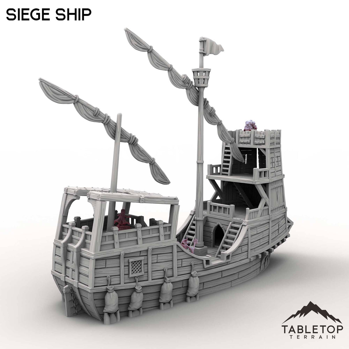 Tabletop Terrain Ship Siege Ship
