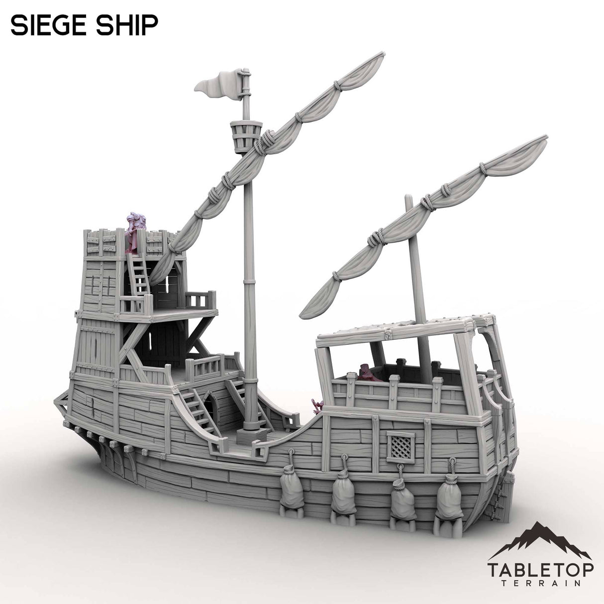 Tabletop Terrain Ship Siege Ship