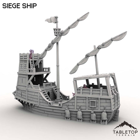 Tabletop Terrain Ship Siege Ship