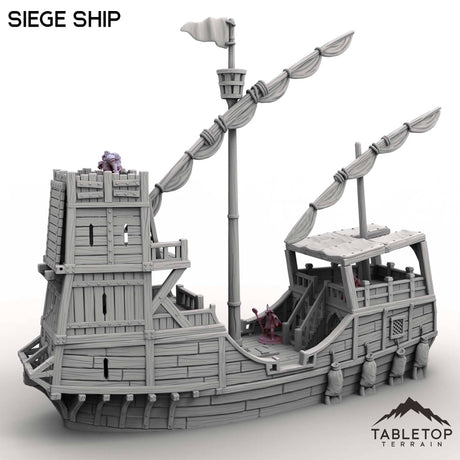 Tabletop Terrain Ship Siege Ship