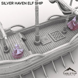 Tabletop Terrain Ship Silver Haven Elf Ship