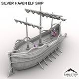 Tabletop Terrain Ship Silver Haven Elf Ship