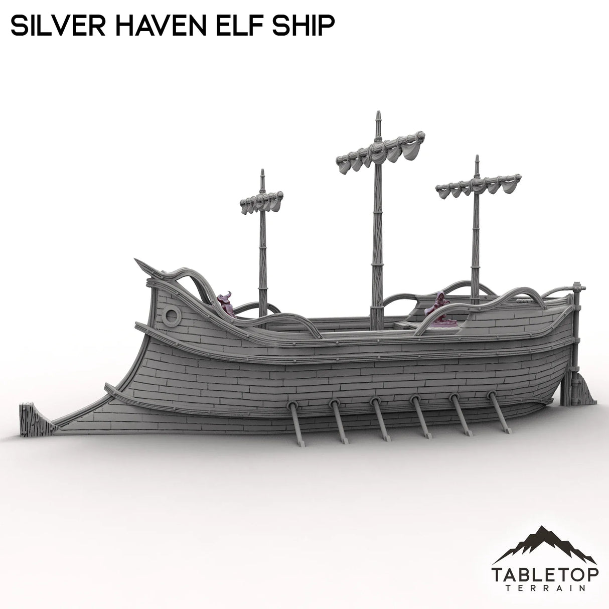 Tabletop Terrain Ship Silver Haven Elf Ship
