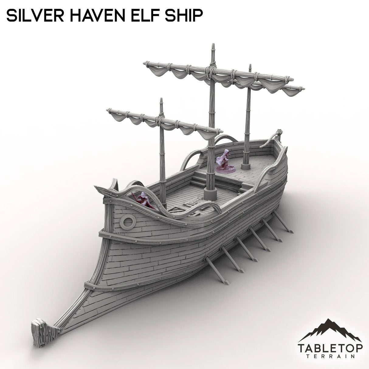 Tabletop Terrain Ship Silver Haven Elf Ship