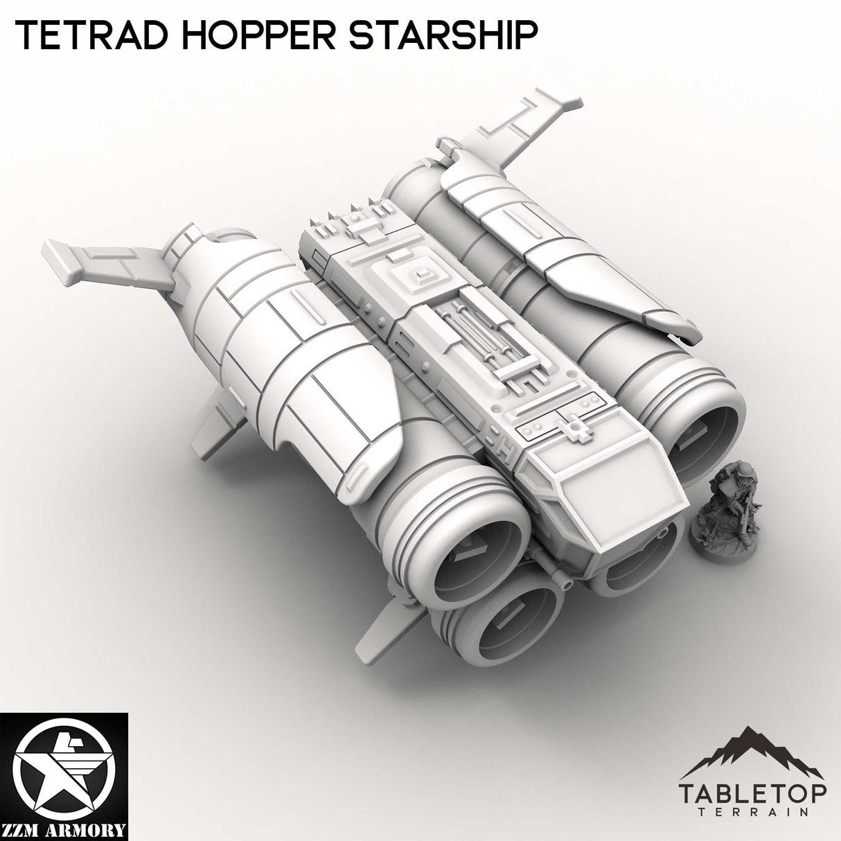Tabletop Terrain Ship Tetrad Hopper Starship