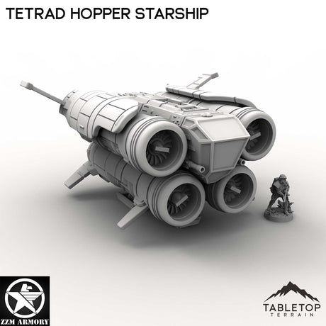 Tabletop Terrain Ship Tetrad Hopper Starship