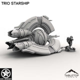 Tabletop Terrain Ship Trio Starship