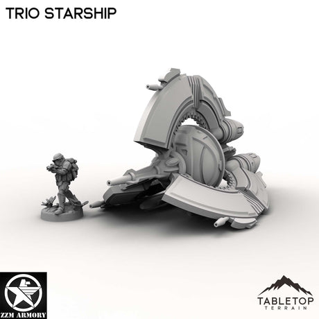 Tabletop Terrain Ship Trio Starship