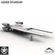 Tabletop Terrain Ship Usher Starship