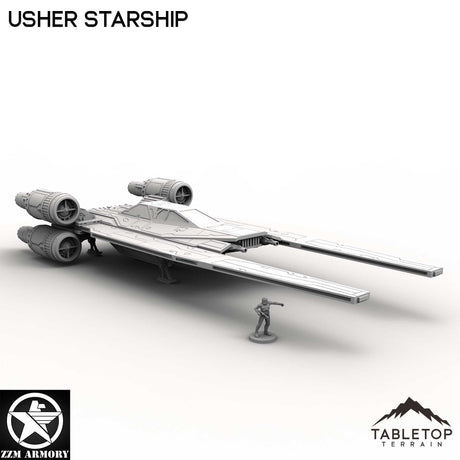 Tabletop Terrain Ship Usher Starship