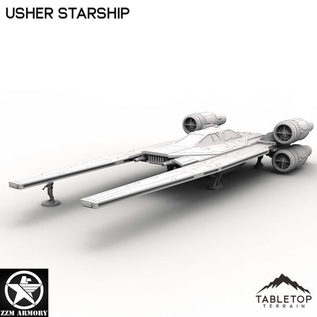 Tabletop Terrain Ship Usher Starship