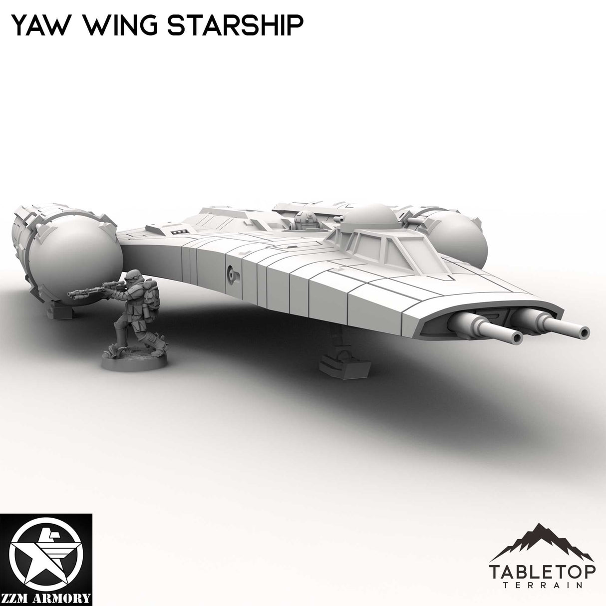 Tabletop Terrain Ship Yaw Wing Starship