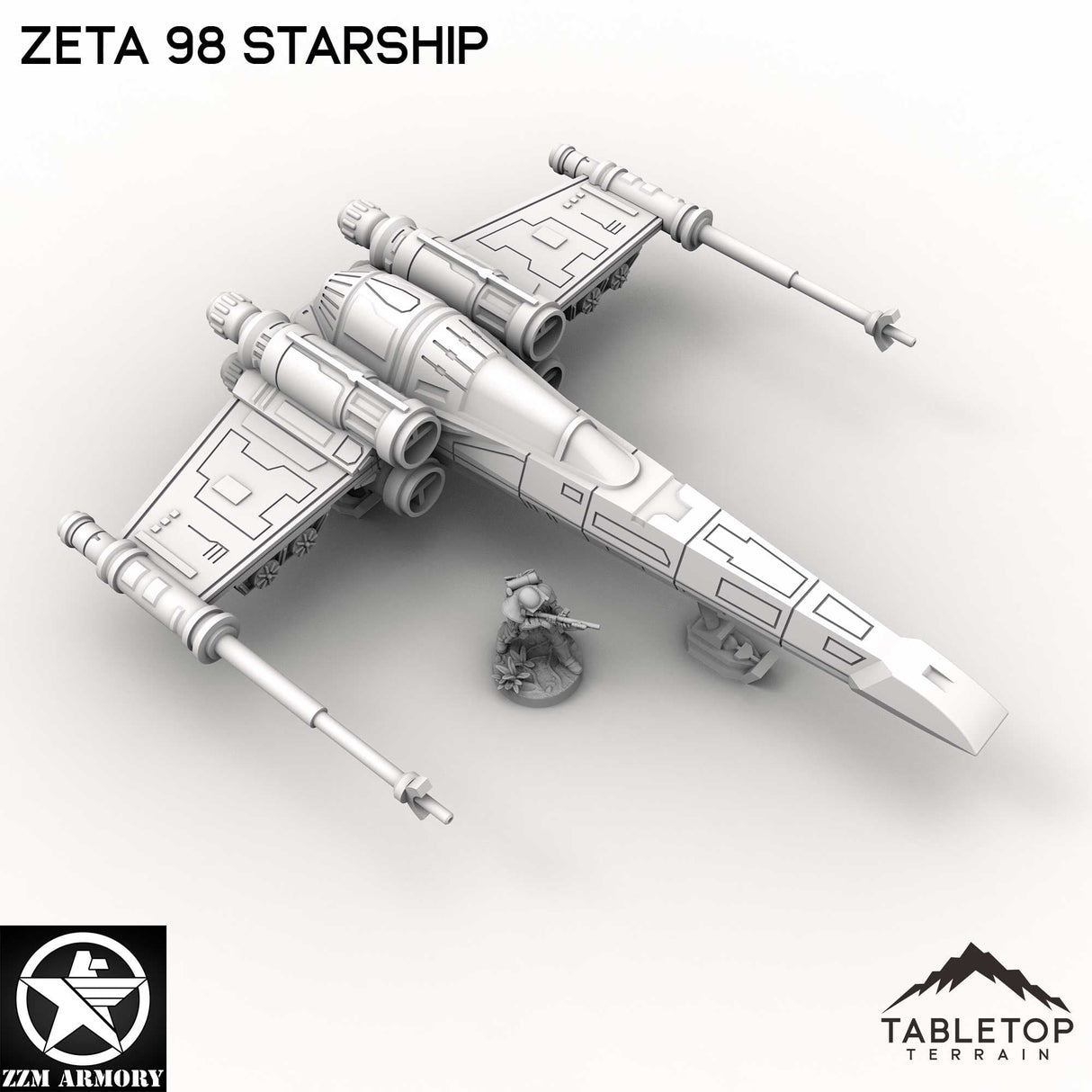 Tabletop Terrain Ship Zeta 98 Starship