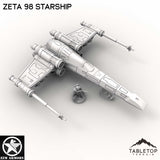 Tabletop Terrain Ship Zeta 98 Starship