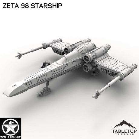Tabletop Terrain Ship Zeta 98 Starship