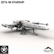 Tabletop Terrain Ship Zeta 98 Starship