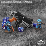 Tabletop Terrain Siegebreaker Bolt Carbine Grimdark Armory - Mini Weapon Props