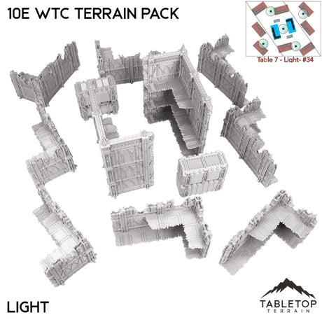 Tabletop Terrain Terrain 10e WTC Terrain Pack - Smoke & Steel