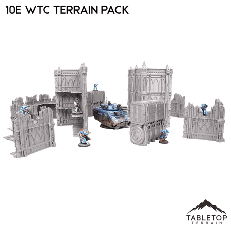 Tabletop Terrain Terrain 10E WTC Terrain Pack - Smoke & Steel