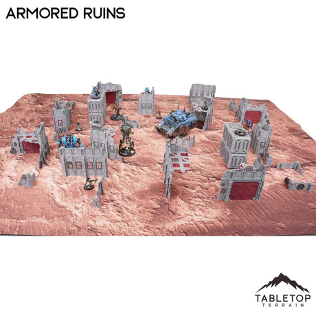 Tabletop Terrain Terrain 11e Armored Ruins Foldable Tournament Terrain