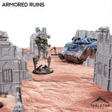 Tabletop Terrain Terrain 11e Armored Ruins Foldable Tournament Terrain