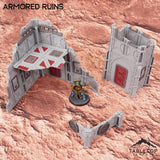 Tabletop Terrain Terrain 11e Armored Ruins Foldable Tournament Terrain