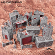 Tabletop Terrain Terrain 11e Armored Ruins Foldable Tournament Terrain