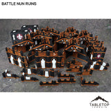 Tabletop Terrain Terrain 11e Battle Nun Ruins Foldable Tournament Terrain