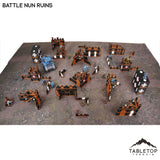 Tabletop Terrain Terrain 11e Battle Nun Ruins Foldable Tournament Terrain