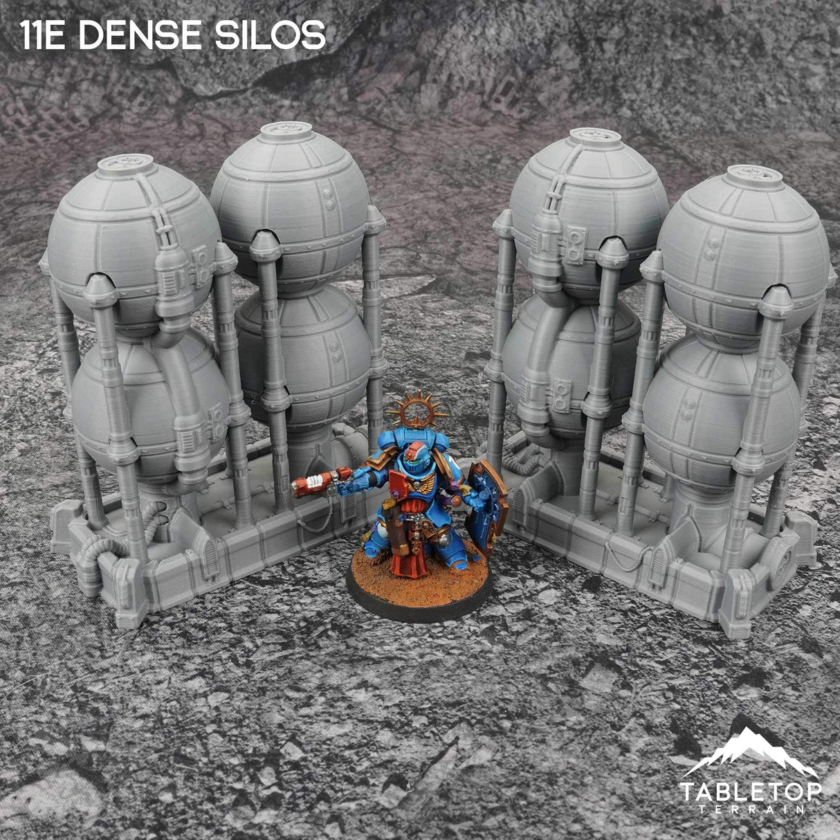 Tabletop Terrain Terrain 11e Castograd Silo Dense Terrain Pack