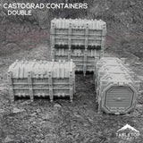 Tabletop Terrain Terrain 11e Castograd Stackable Double Containers