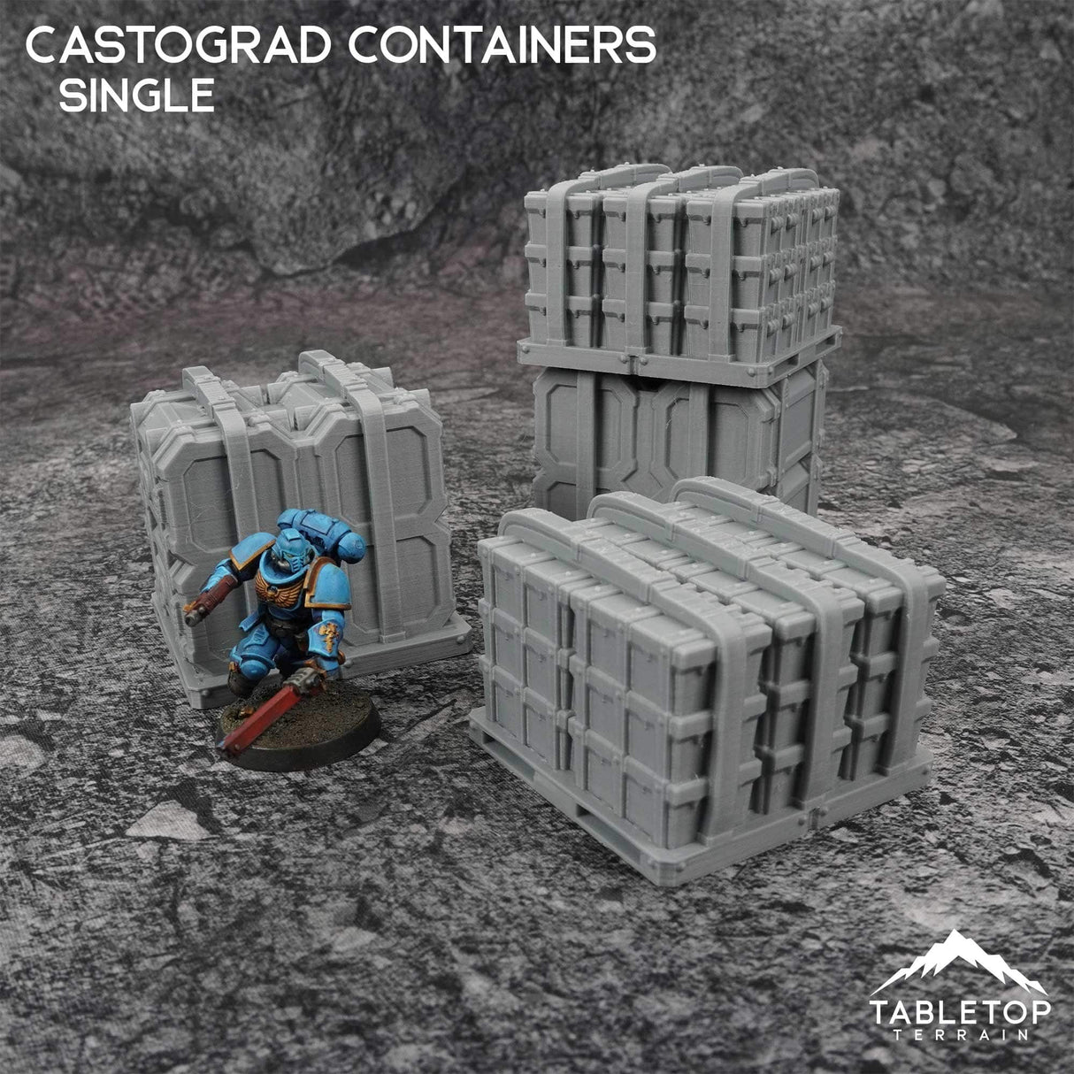 Tabletop Terrain Terrain 11e Castograd Stackable Single Containers