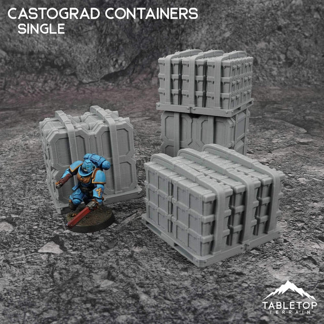Tabletop Terrain Terrain 11e Castograd Stackable Single Containers