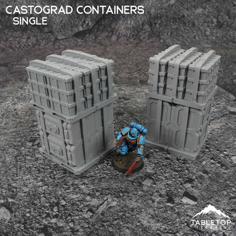 Tabletop Terrain Terrain 11e Castograd Stackable Single Containers