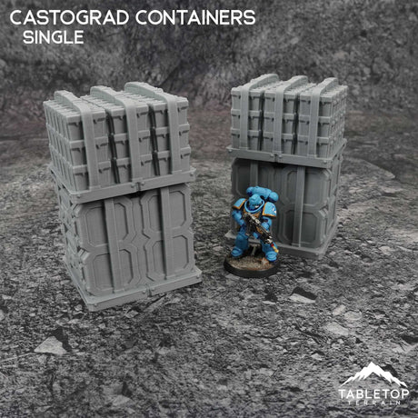 Tabletop Terrain Terrain 11e Castograd Stackable Single Containers