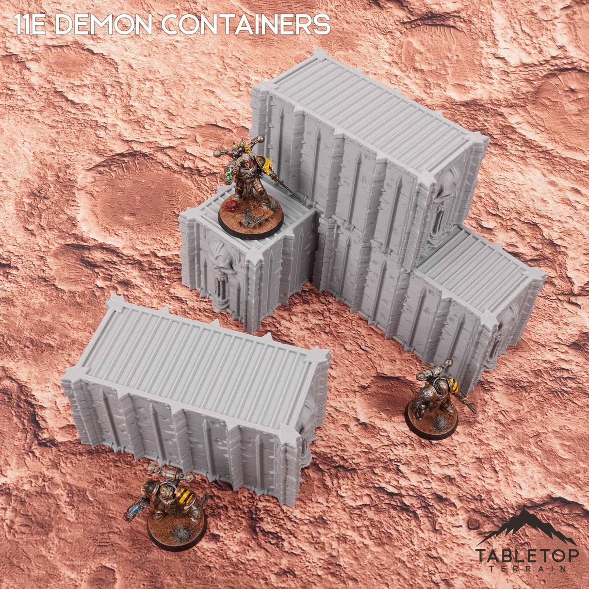 Tabletop Terrain Terrain 11e Demon Gate Stackable Containers