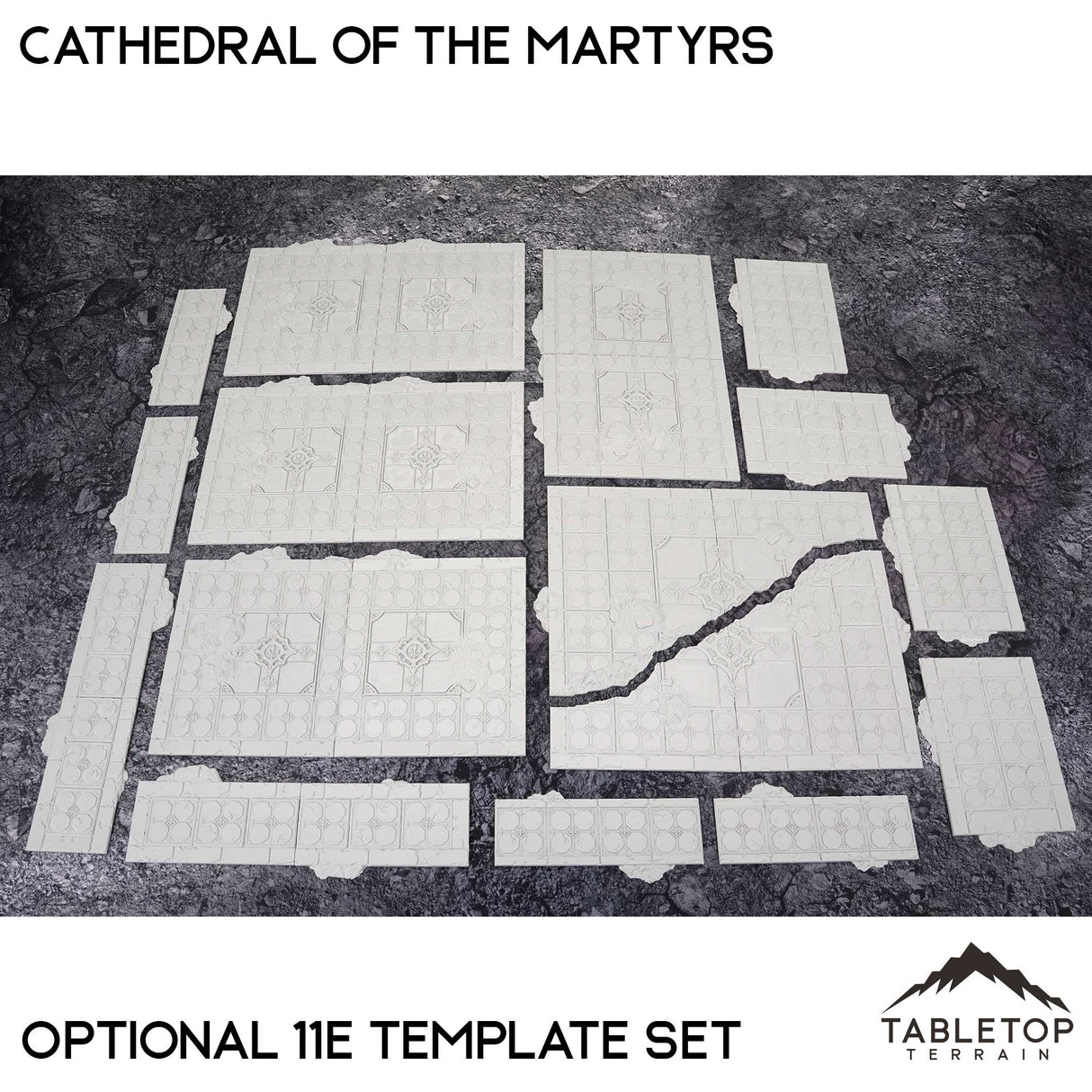 Tabletop Terrain Terrain 11e Gothic Ruins Foldable Tournament Terrain