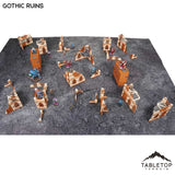 Tabletop Terrain Terrain 11e Gothic Ruins Foldable Tournament Terrain