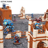 Tabletop Terrain Terrain 11e Gothic Ruins Foldable Tournament Terrain