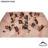 Tabletop Terrain Terrain 11e Greenskin Ruins Foldable Tournament Terrain