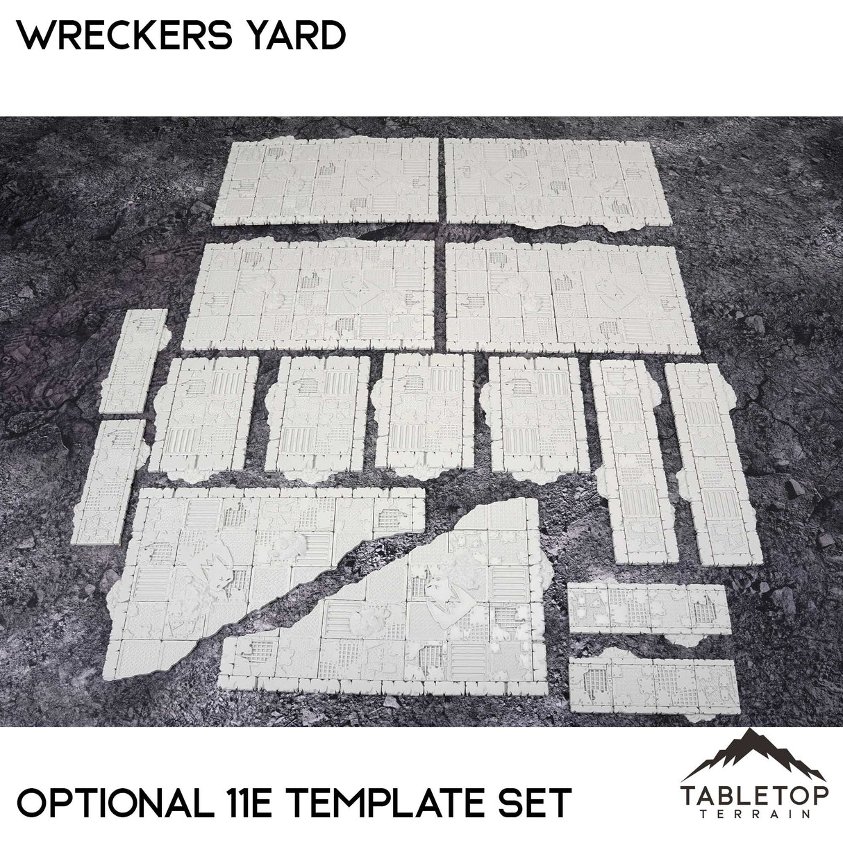 Tabletop Terrain Terrain 11e Greenskin Ruins Foldable Tournament Terrain