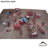 Tabletop Terrain Terrain 11e Industrial Ruins Foldable Tournament Terrain