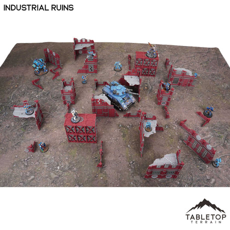 Tabletop Terrain Terrain 11e Industrial Ruins Foldable Tournament Terrain