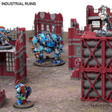 Tabletop Terrain Terrain 11e Industrial Ruins Foldable Tournament Terrain