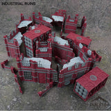 Tabletop Terrain Terrain 11e Industrial Ruins Foldable Tournament Terrain