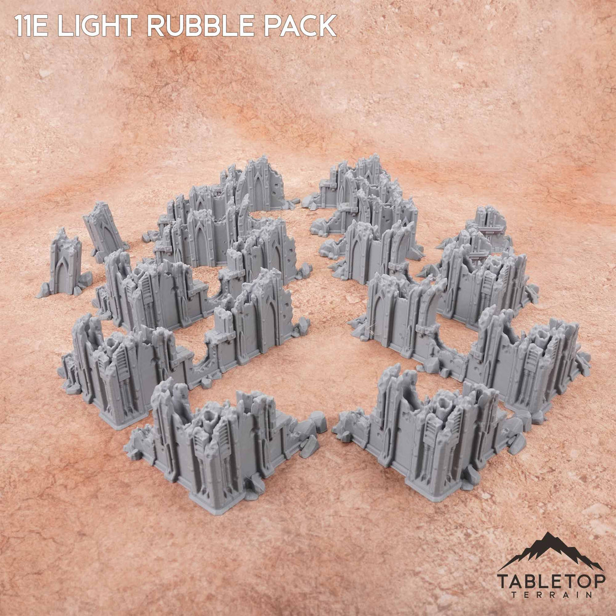 Tabletop Terrain Terrain 11e Light Rubble Pack