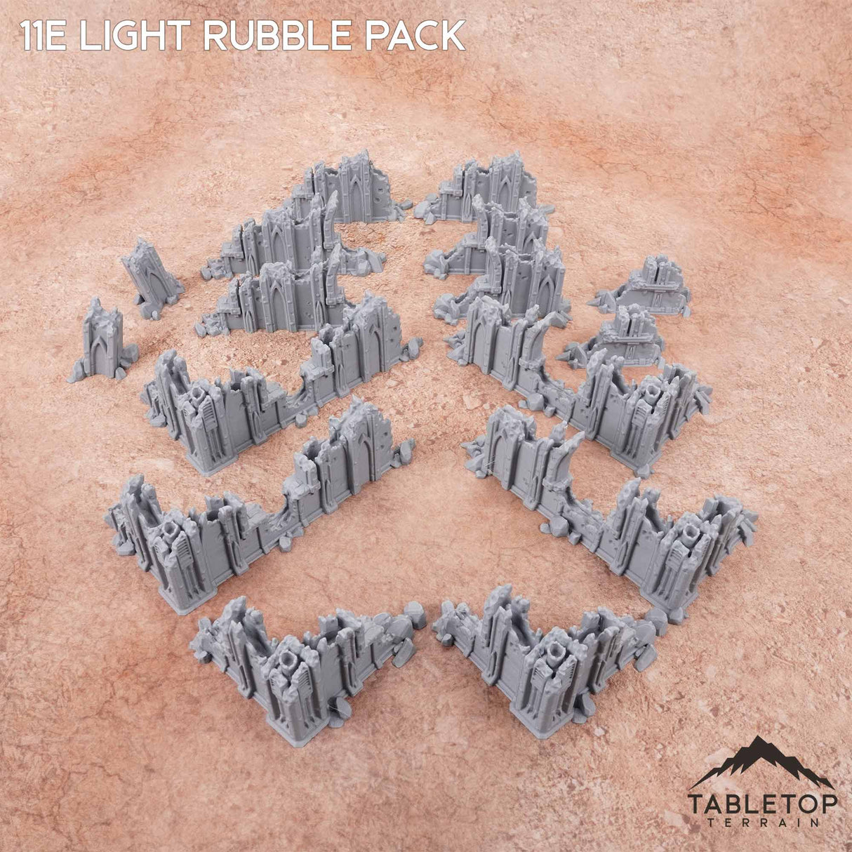 Tabletop Terrain Terrain 11e Light Rubble Pack
